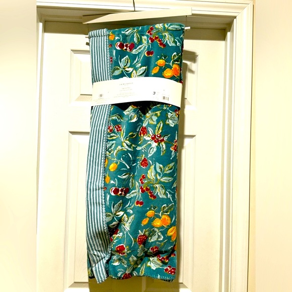 LAURA ASHLEY Oversized Reversible Cambrian Berries Zoe Coco Throw - Deep Fern - Picture 2 of 8